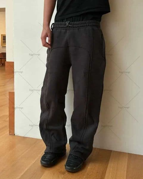 American retro personalized splicing oversized sports pants for men Y2K Harajuku casual loose knit pants punk street trend TrouserXJ250410