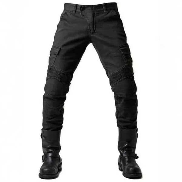 Mens motorcycle protective pants jeans breathable and wear-resistant cargo pants leisure motorcycle riding equipment W250412