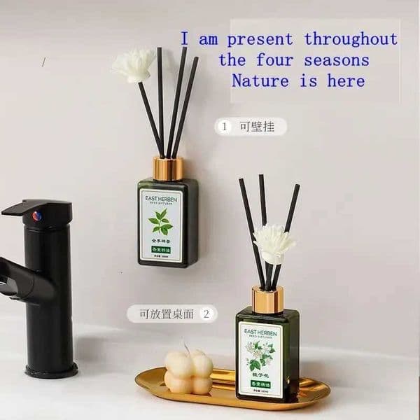 Wall mounted vine branch diffusion essential oil lavender gardenia essential oil aromatherapy diffusion bottle X2511121
