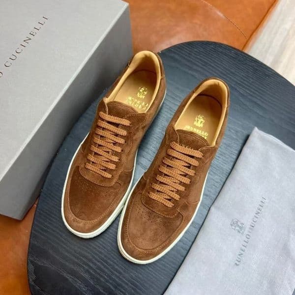BC Mens womens brunello sneaker low top Platform Shoe Designer Casual leather Loafers youth dress shoe suede Flat Heel walk run Outdoor sport tennis shoes