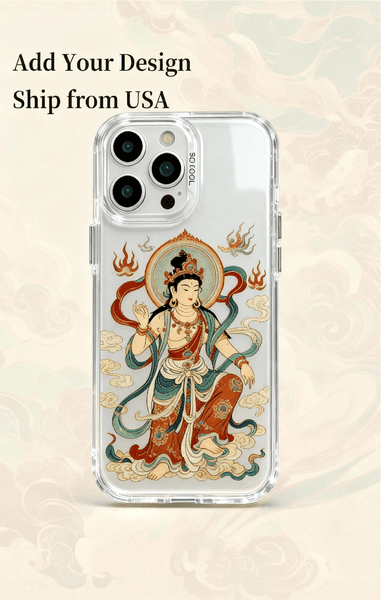 Custom Color Silver IMD Phone Non Magnetic PC+TPU Cover Shockproof Protective Case with Your Design