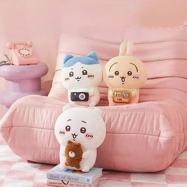 30cm Chiikawa Hachiware Usagi Doll Props Sit Plush Toys Birthday Gifts 251111