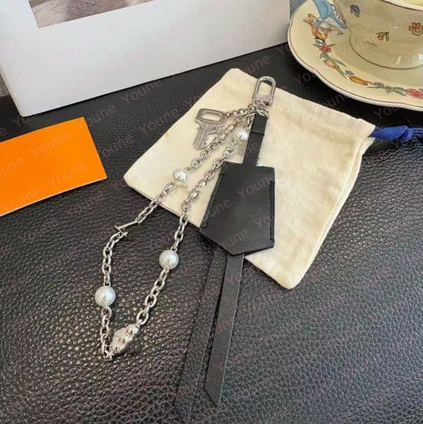 Designer Bag Accessories Midnight Pearls Stacking Bag Charms Gold Sliver For Women Orichalcum Belt Chain Golden Bean Turnbuckle Quality Nice Retro Purse Charms