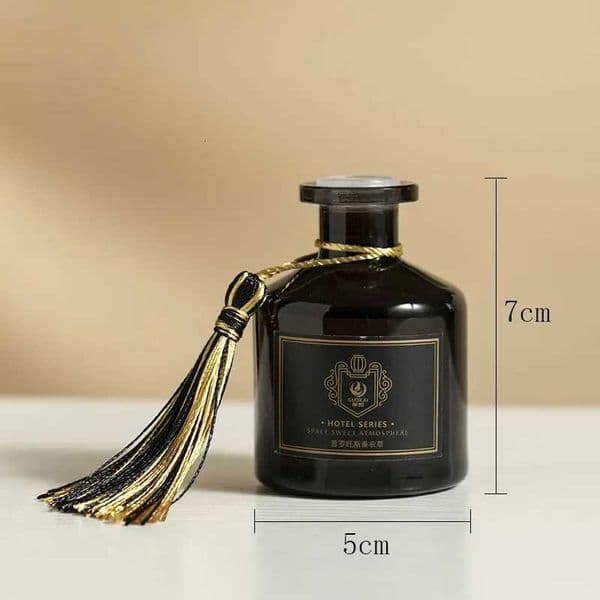 Y Aromeasy 50ml Reed Diffuser Sets Homestay Hotel Bathroom Rattan Aromatherapy Glass Diffuser Air Freshener Home Fragrance X2511121
