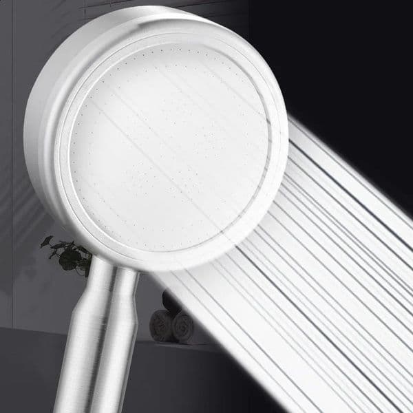 304 space aluminum shower head bathroom high-pressure water-saving technology insulation spray deluge nozzle filter accessories 250410BJ