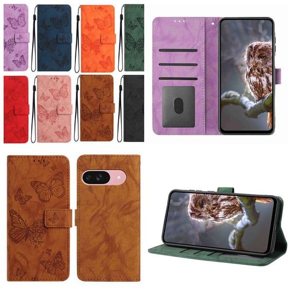Butterfly Leather Wallet Cases For Honor 400 Lite Smart Xiaomi 17 Pro 15T Redmi 15C 15 Moto G86 G56 E15 G15 G05 Fashion Flower Card Slot Holder Flip Cover Pouch