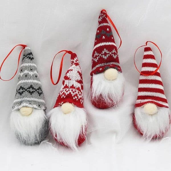 Christmas 4 pieces/bag 15.5cm Faceless Person Pendant Decoration Doll Window Display Photo Props DIY ddmytues