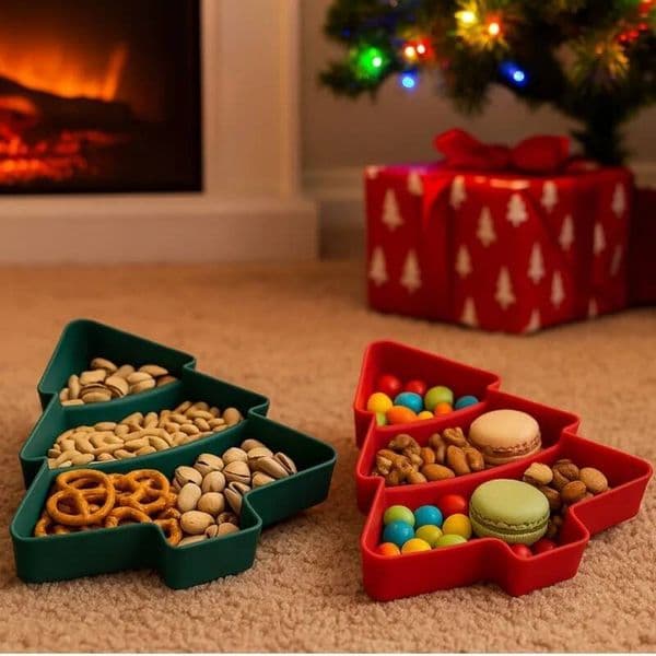 Christmas Decoration 2025 Tree Fruit Plate Merry Decorations For Home Noel Xmas Gifts Happy New Year ddmytues