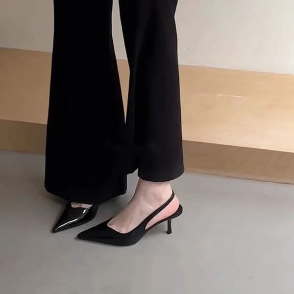 Spring and Summer Fashion Sexy Banquet Casual Womens Shoes Solid Color Light Mouth Stiletto Heels Pointed Toe Sandals 251111