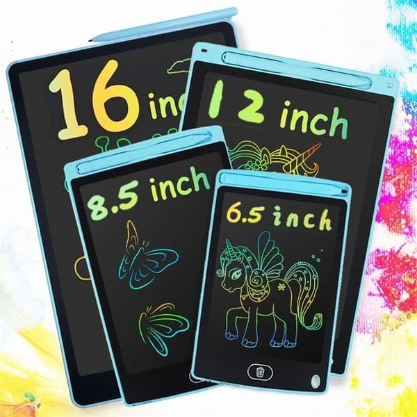 16/12/85/65 Inch LCD Writing Drawing Tablet Doodle Board Montessori Educational Toy Ideal Birthday/Christmas Gift for kids251112wwBJ