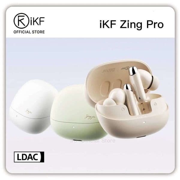 Ikf Zing Pro Wireless Earbuds Advanced Db Hybrid Active Noise Cancelling Hifi Sound LDAC Lossless Audio For Ios Andriod