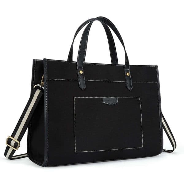 Missnine Women Briefcase Tote Bag Travel Office Canvas Handbag 15.6 Inch Laptop Bags For College Casual hot Work Business