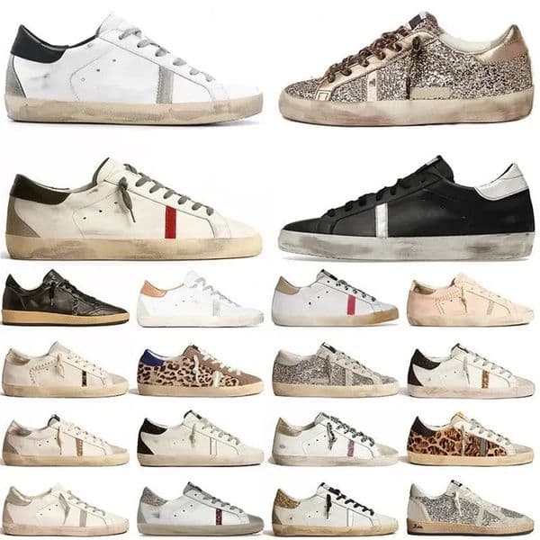 Friday Black Discount Star goose Ball High Top Slide Doold Dirty Casual Shoes Women Men Sneakers Classic White Black Luxury Famous Italy Flat Shoe Des Chaussures