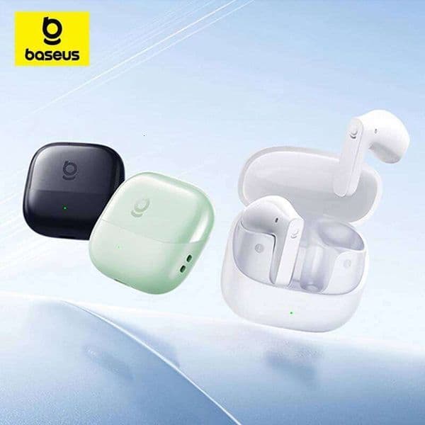 Baseus BS NC Earphones Wireless Bluetooth Headophones TWS Active Noise Reduction Earbuds LDAC IP Ms Low Latency Headset