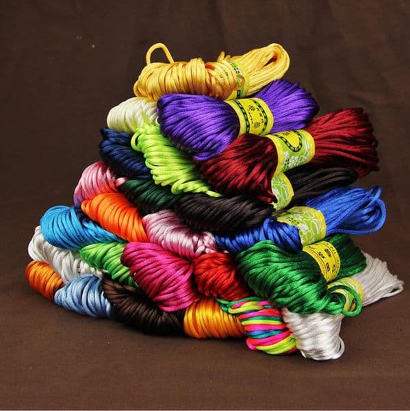 2.5mm Satin Nylon Rope Length 20 Meters Cord for Jewelry Making Accessories