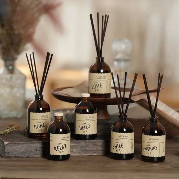 Aroma Reed Diffuser for Bedroom and Bathroom Aromatherapy Decor 100ml X251112