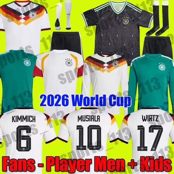 2026 World Cup 26 soccer jerseys Kit Women football shirts men kids set German national team
