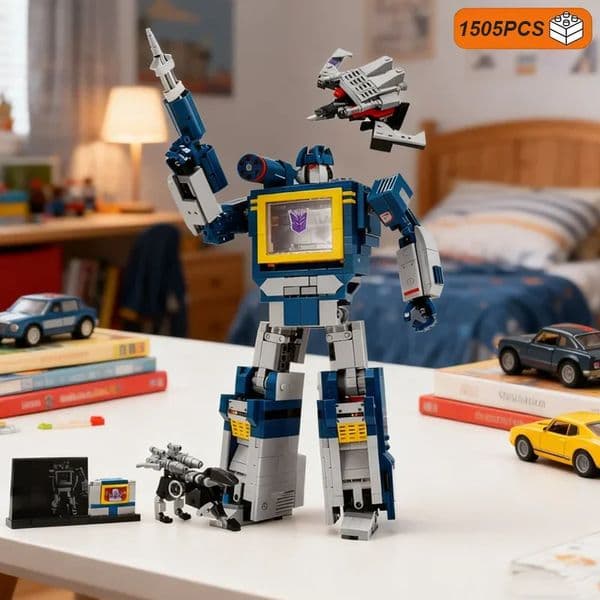 2026 New Technical Blue Robot Model Building Blocks Creative Truck Car Mech Bricks Assembly Toys Boys Gifts Collectors Edition Designer
