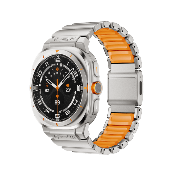 2026 New Stainless Steel Silicone Dual-Layer Link Bands Samsung 47Mm Wristband Strap Magnetic Clasp Metal For Galaxy outdoor Watch 7 8 Ultra Bracelet Free Shipp