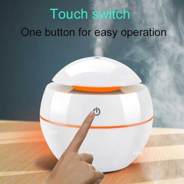 130ml USB Aroma Essential Oil Diffuser Ultrasonic mini Humidifier Air Purifier 7 Color Change LED Night light for Office HomeM251113