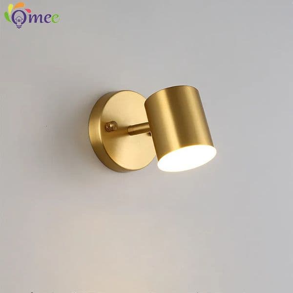 Nordic Led Wall Lamp Bathroom Lamps Mirror Golden Stair Night Light For Bedroom Bedside sconce Interior Small Lights 251112