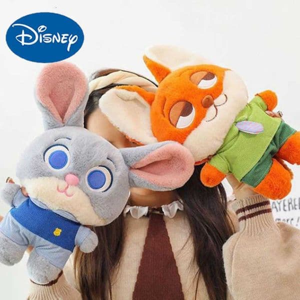 Disney New Hot Zootopia Soft Plush Judy Doll Fox Nick Doll Plush Toys Girls Gifts Sloth Lightning Fox Nick Rabbit Plushie Doll H251113