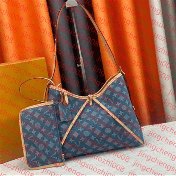 Designer Shoulder Bag Tote Women Bags Leather Luxury Old Flower Diane Baguette Handbag Large-capacity Canvas Strap Embossed Letters Woman Wa