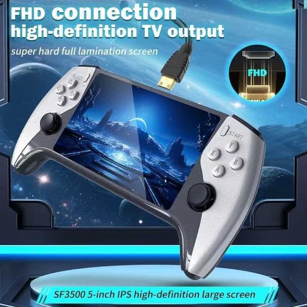 SF3500 portable handheld game console with 50-inch I screen retro video game console suitable for adult gift game consoleW251113