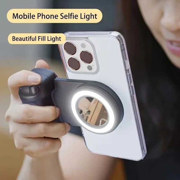 1PC Smartphone Camera Shutter Grip Selfie Handle Camera Photo Stabilizer with Fill Light for Iphone AndroidM251113