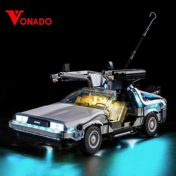 LED Light Set For Creator 10300 Back to the Future Time Machine Racing Car Building Blocks Toy Only Lighting Kit Not Model T251112