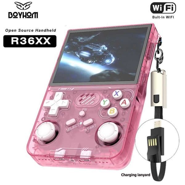 BOYH R36XX Retro Handheld Console Open-Source Linux System bt-in wifi Game Consoles 35inch IPS Sn Portable Video Player H251113