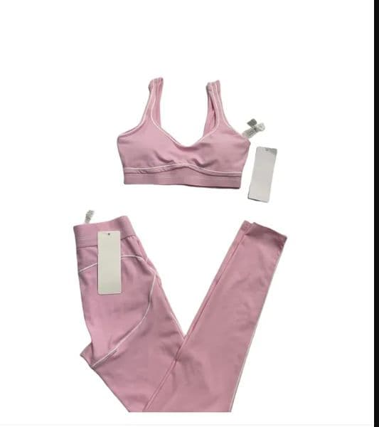 2025 Aluminum Yoga Women Sports Set High Waist Seamless Tight Pants Cushioned Elastic Fiess Underwear Women Clothes