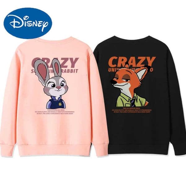 Disney Zootopia Couples Sweater Judy Hopps Nick Wilde Autumn and Winter Top Jacket sweatshirt hoodie anime hoodie H251113