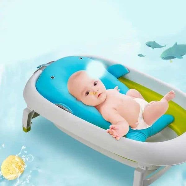 Baby Shower Bed Cushion Infants Child Bathing Assistant Nonslip Bathtub Mat Newborns Safety Bath Support Floating PadW251113