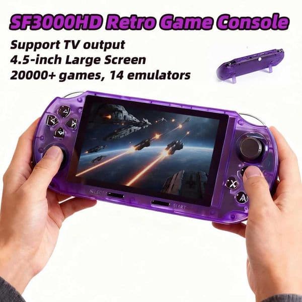 New SF3000HD Retro Game Console Built in 2wGames Supports TV Output 14 Simulatorssupports listening to musicW251113