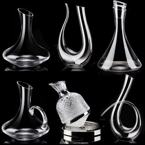 Wine parser crystal glass wine dispenser vibrating screen creative style bar software set separator bottle 250410z