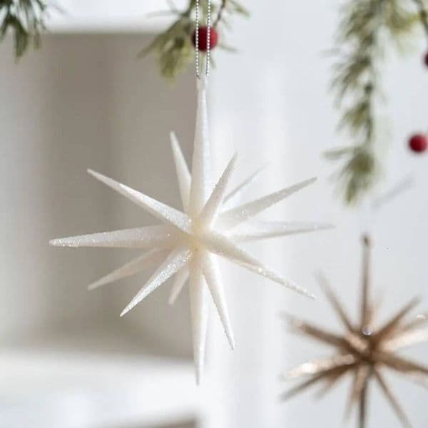 Christmas Hangging Tree Pendant Photographic Props Party Supplies Xmas Ornament Exploding Star Transparent ddmytues