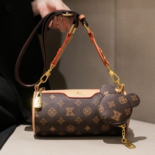 Lacel Urwebin Crossbody Women Versatile Double Layer Mini Shoulder for Phone and Essentials - Vertical Designer Fashion Bag Y260124