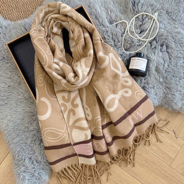 12A Scarf designer scarf luxury scarf designer letter design fashion colour letter high quality gift scarf scarves warm versatile Style fashion scarf very good
