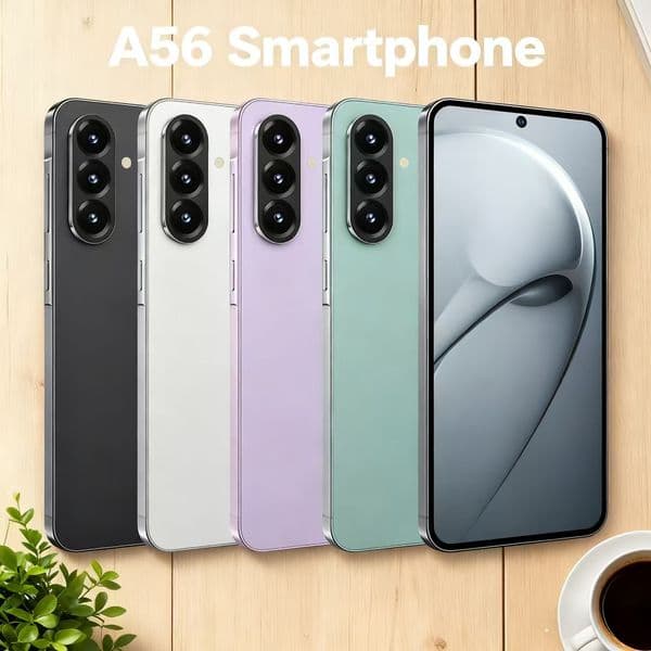 HD Display A56 Phone 7.3 Inch Large Screen High-End Android 14 5G Smartphone