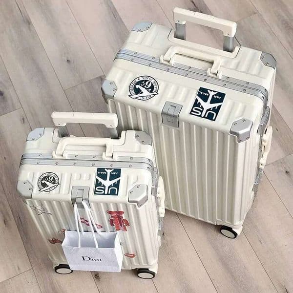 20 24 26 28" Rolg Lage Female Strong Thick Durable Trolley Male Travel Boarding Password Box Suitcase Soundproof Wheel