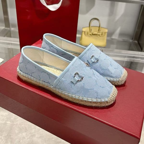 2025 Delicate Fisherman Shoes Woman Quilted Espadrilles Shoes Stiching Rubber Flats Women Oxfords Leather Sneakers Femme Loafers 35-41