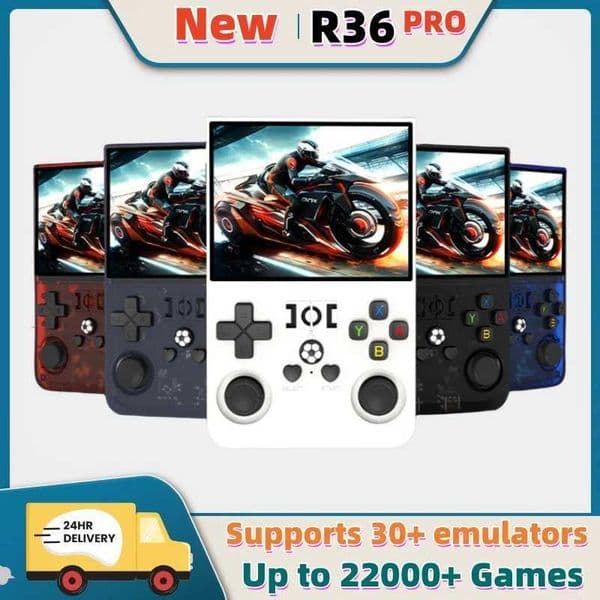 Open Source R36 PRO Retro Handheld Video Game Console Linux System 35 Inch I Screen Portable Pocket Video Player 128GB GamesW251113