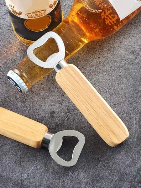 Leeseph Wood Handle Bottle Opener Beer Openers Bartender Soft Drinks for Home Bar Restaurant 251113
