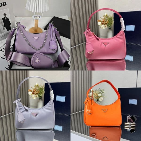 Designer bag luxury bag 2000 Hobo nylon Tote Bag shoulder bag crossbody Shopping bag Beach bag waterproof Womens school travel Vibrant