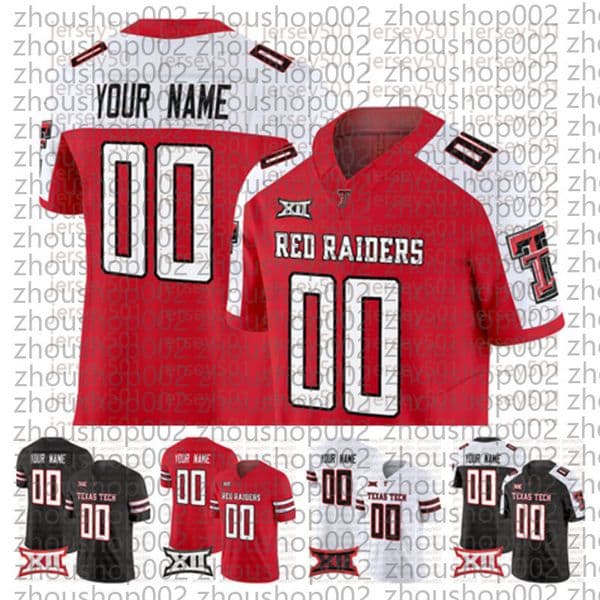 2025 TTU Football Jersey Custom Men Women Youth Crabtree 2 Morton 3 Kelly 5 Mahomes Ii New Jerseys
