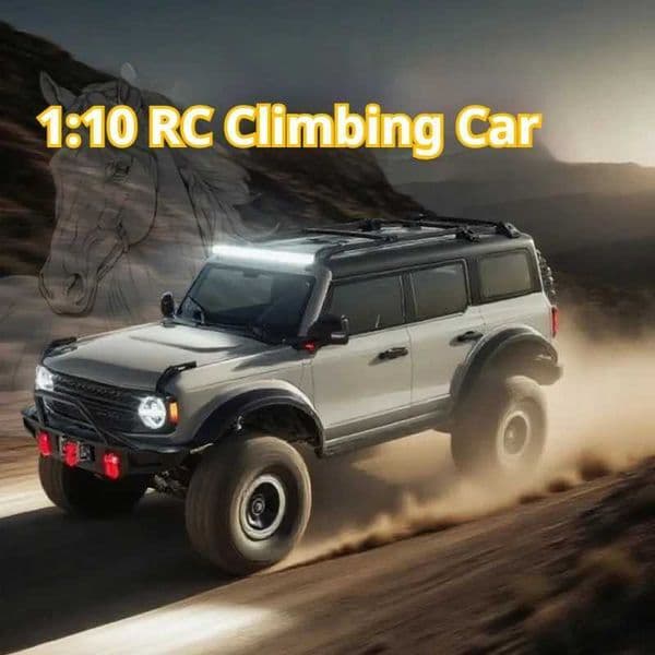 2026 New Wltoys 1/10 104020 Bronco With Electric Winch Professional 4X4 Off Road Climbing Vehicle 24G RC Car Toys C251118 Free Shipping D