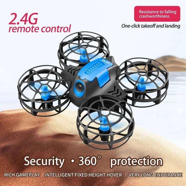 4Drc V18 Mini Drone 3D Flip Headless Mode Drones Air Pressure Height Maintain RC Dron Children's Toy Gift NEW