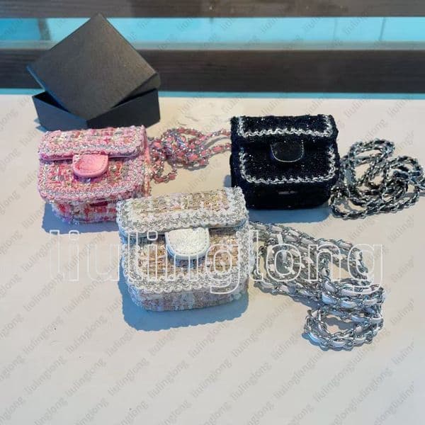 fashion designer airpods cases for earphone airpods high quality case letter printed hard shell protection package hook bags
