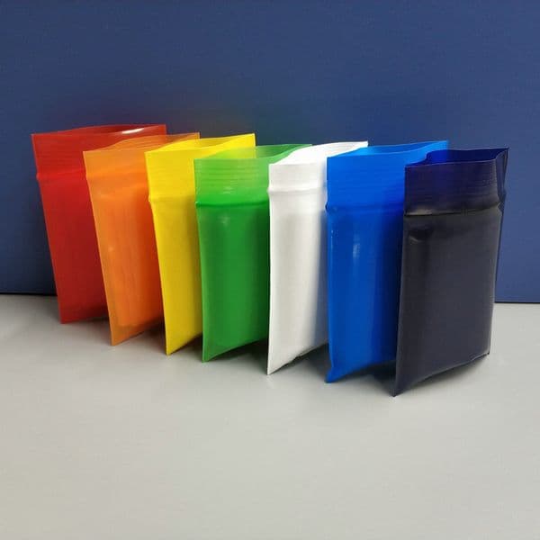 Wholesale Transparent Color Ziplock Bags Smell Proof Plastic Zip Lock Packaging Gift Storage Bag Food Powder Dry Herb Grains Small Flat Pouches PE Mini Sachet B2
